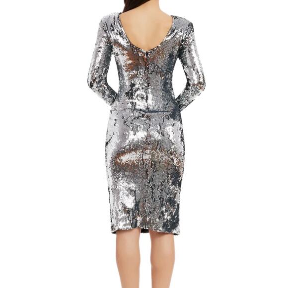 Dress The Population "Natalie Dress" Sequin knee length Dress size XL (12-14) - Picture 2 of 16